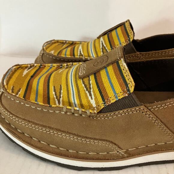 Ariat Women’s Brown Navajo  Print Loafer Size 7 New - Picture 7 of 8
